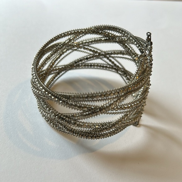 💥Bohemian Braided Beaded Wire Cuff Bracelet - Picture 4 of 10